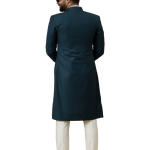 Classic Teal Achkan for Men | Elegant Ethnic Wear | Jaipurio